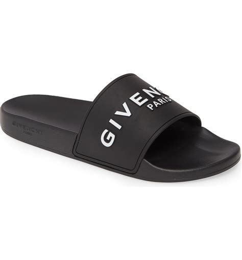 all black givenchy slides|givenchy slides on sale.